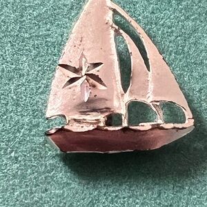 Vintage 925 Sterling Silver Sailboat Pendant/Charm